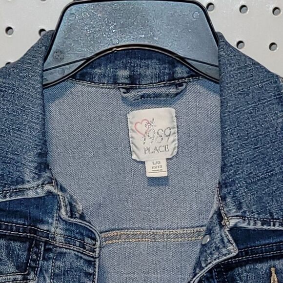 🛒GIRLS BLUE JEAN JACKET UPCYCLED - Picture 4 of 4